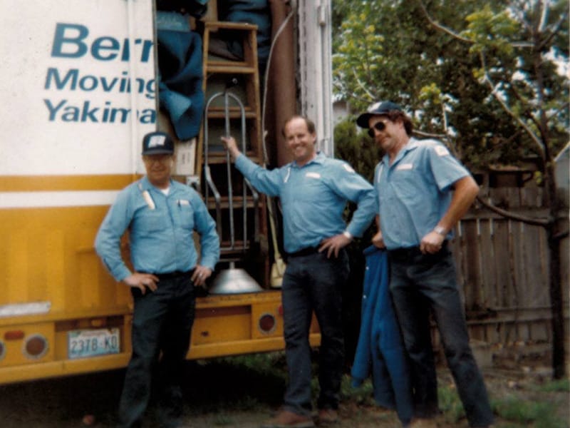 History bernd moving team historical photo